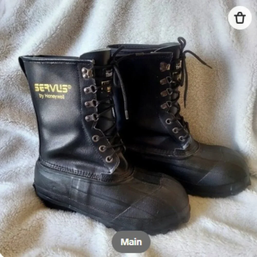 HONEYWELL RANGER Winter Snow Plow Work Boots Mens Size 7 Steel Toe -75 Sub Zero